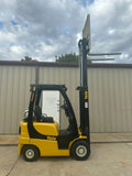 2016 YALE GLP040SVX 4000 LB LP GAS FORKLIFT PNEUMATIC 84/126" 2 STAGE MAST 3210 HOURS STOCK # BF9101389-ARB