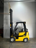 2006 YALE GLP040SVX 4000 LB LP GAS FORKLIFT PNEUMATIC 84/127" 2 STAGE MAST 4276 HOURS STOCK # BF9108389-ARB