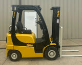 2016 YALE GLP040SVX 4000 LB LP GAS FORKLIFT PNEUMATIC 84/126" 2 STAGE MAST 3210 HOURS STOCK # BF9101389-ARB