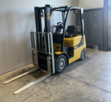 2007 YALE GLP040SVX 4000 LB LP GAS FORKLIFT PNEUMATIC 84/127" 2 STAGE MAST STOCK # BF9110469-ARB