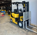 2012 YALE GLP040SVX 4000 LB LP GAS FORKLIFT PNEUMATIC 84/127" 2 STAGE MAST 8581 HOURS STOCK # BF9110489-ARB