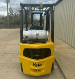 2016 YALE GLP040SVX 4000 LB LP GAS FORKLIFT PNEUMATIC 84/126" 2 STAGE MAST 3210 HOURS STOCK # BF9101389-ARB