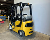 2012 YALE GLP040SVX 4000 LB LP GAS FORKLIFT PNEUMATIC 84/127" 2 STAGE MAST 8581 HOURS STOCK # BF9110489-ARB