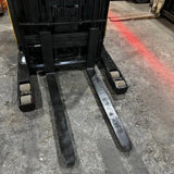 2022 YALE NR045EB 4500 LB ELECTRIC NARROW AISLE REACH FORKLIFT 95/212 3 STAGE MAST SIDE SHIFTER 5465 HOURS STOCK # BF9149539-MMOH - United Lift LLC