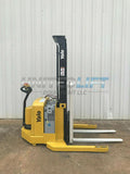 2005 YALE MSW040SEN24TV087 4000 LB ELECTRIC FORKLIFT WALKIE STACKER CUSHION 87/130 2 STAGE MAST SIDE SHIFTER 2852 HOURS STOCK # 5228-117915-ARB - United Lift Used & New Forklift Telehandler Scissor Lift Boomlift