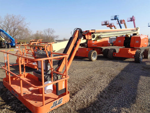 2018 JLG 860SJ STRAIGHT BOOM LIFT AERIAL LIFT WITH JIB ARM 86' REACH DIESEL 4WD 1607 HOURS SKYPOWER STOCK # BF91055329-VAOH - United Lift Equipment LLC