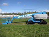 2011 GENIE S65 TRAX TELESCOPIC STRAIGHT BOOM LIFT AERIAL LIFT WITH JIB ARM 65' REACH DIESEL 4WD 2400 HOURS STOCK # BF9632399-HLNY - United Lift Used & New Forklift Telehandler Scissor Lift Boomlift