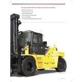 2016 HYUNDAI 180D 40000 LB DIESEL FORKLIFT PNEUMATIC 178"" 2 STAGE MAST SIDE SHIFT FORK POSITIONER ENCLOSED CAB HEAT AC STOCK # BF91189-LVAL - United Lift Used & New Forklift Telehandler Scissor Lift Boomlift