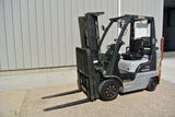 NISSAN 2A24LV 5000 LB LP GAS FORKLIFT CUSHION TIRE 82/187 3 STAGE MAST 9400 HOURS STOCK # BF9P1734-MIL - United Lift Used & New Forklift Telehandler Scissor Lift Boomlift