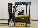 2013 YALE ERC065VGN 6500 LB 48 VOLT ELECTRIC FORKLIFT 88/187" 3 STAGE MAST SIDE SHIFTER 4120 HOURS STOCK # BF9258379-RIL - United Lift Equipment LLC