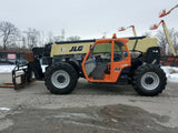 2017 JLG G10-43A 10000 LB DIESEL TELESCOPIC FORKLIFT TELEHANDLER PNEUMATIC 4WD AUXILIARY HYDRAULICS 1990 HOURS STOCK # BF9692669-RIL - United Lift Used & New Forklift Telehandler Scissor Lift Boomlift