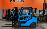 2021 VIPER FY25 5000 LB LP GAS FORKLIFT PNEUMATIC 85/189" 3 STAGE MAST SIDE SHIFTER ENCLOSED HEATED CAB BRAND NEW STOCK # BF9223369-ILIL - United Lift Used & New Forklift Telehandler Scissor Lift Boomlift