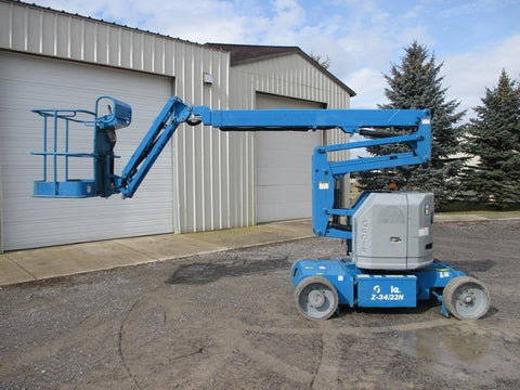 2013 GENIE Z34/22N ARTICULATING BOOM LIFT AERIAL LIFT 34' REACH 48 VOLT ELECTRIC 2WD 276 HOURS STOCK # BF9280649-HLNY - United Lift Used & New Forklift Telehandler Scissor Lift Boomlift