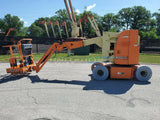 2007 JLG E300AJP ARTICULATING BOOM LIFT AERIAL LIFT WITH JIB 30' REACH ELECTRIC 1135 HOURS STOCK # BF9244849-RIL - United Lift Used & New Forklift Telehandler Scissor Lift Boomlift