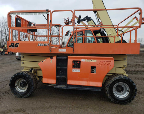 2011 JLG 3394RT SCISSOR LIFT ROUGH TERRAIN 33' REACH DIESEL 1230 HOURS STOCK # BF9239529-VAOH - United Lift Equipment LLC