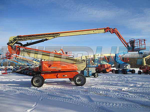 2010 JLG 1250AJP ARTICULATING BOOM LIFT AERIAL LIFT WITH JIB ARM 125' REACH DIESEL 4WD 5643 HOURS STOCK # BF9905609-HLNY - United Lift Used & New Forklift Telehandler Scissor Lift Boomlift
