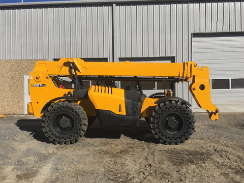 2014 JCB 507-42 7000 LB DIESEL TELESCOPIC FORKLIFT TELEHANDLER PNEUMATIC 4WD 738 HOURS STOCK # BF9753389-LTAR - United Lift Used & New Forklift Telehandler Scissor Lift Boomlift