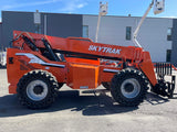 2014 SKYTRAK 6042 6000 LB DIESEL TELESCOPIC FORKLIFT TELEHANDLER PNEUMATIC 4WD HEATED CAB 2780 HOURS STOCK # BF9628739-NLPA - United Lift Equipment LLC