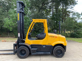 2018 HYSTER H155FT 15500 LB DIESEL FORKLIFT PNEUMATIC 148/212" 2 STAGE MAST STANDARD CARRIAGE OPEN CAB 9455 HOURS STOCK # BF9491189-BUF - United Lift Equipment LLC