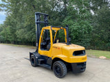 2018 HYSTER H155FT 15500 LB DIESEL FORKLIFT PNEUMATIC 148/212" 2 STAGE MAST STANDARD CARRIAGE OPEN CAB 9455 HOURS STOCK # BF9491189-BUF - United Lift Equipment LLC