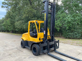 2018 HYSTER H155FT 15500 LB DIESEL FORKLIFT PNEUMATIC 148/212" 2 STAGE MAST STANDARD CARRIAGE OPEN CAB 9455 HOURS STOCK # BF9491189-BUF - United Lift Equipment LLC