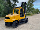 2018 HYSTER H155FT 15500 LB DIESEL FORKLIFT PNEUMATIC 148/212" 2 STAGE MAST STANDARD CARRIAGE OPEN CAB 9455 HOURS STOCK # BF9491189-BUF - United Lift Equipment LLC