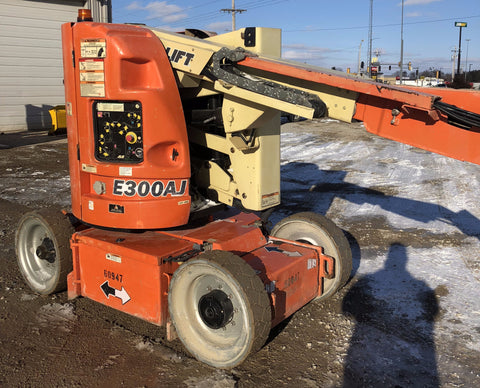 2007 JLG E300AJ ARTICULATING BOOM LIFT AERIAL LIFT 30' REACH ELECTRIC 1667 HOURS STOCK # BF91348499-PEIL - United Lift Used & New Forklift Telehandler Scissor Lift Boomlift