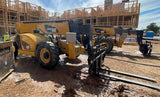 2020 CAT TL1055D 10000 LB DIESEL TELESCOPIC FORKLIFT TELEHANDLER PNEUMATIC 4WD OUTRIGGERS 1240 HOURS STOCK # BF91649539-NLEQ - United Lift Equipment LLC