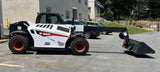 2021 BOBCAT V519 5500 LB DIESEL TELESCOPIC FORKLIFT TELEHANDLER PNEUMATIC ENCLOSED CAB 4WD SEVERE DUTY FORKS AND BUCKET 32 HOURS STOCK # BF9851169-FBMD - United Lift Equipment LLC