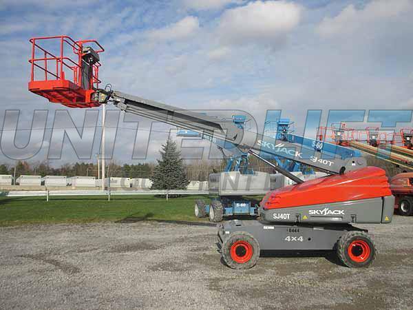 2008 SKYJACK SJ40T ARTICULATING BOOM LIFT AERIAL LIFT WITH