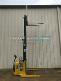 2009 YALE MSW040SEN24TV087 4000 LB ELECTRIC FORKLIFT WALKIE STACKER CUSHION 87/130 2 STAGE MAST SIDE SHIFTER 3649 HOURS STOCK # 6426-117726-ARB - United Lift Used & New Forklift Telehandler Scissor Lift Boomlift