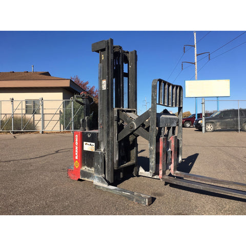 2007 RAYMOND RSS30 4000 LB ELECTRIC FORKLIFT WALKIE REACH STACKER CUSHION 2 STAGE 83/124" MAST STOCK # BF962489-CLTMN - United Lift Used & New Forklift Telehandler Scissor Lift Boomlift