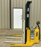 2009 YALE MSW040SFN24TV087 4000 LB ELECTRIC FORKLIFT WALKIE STACKER CUSHION 87/130" 2 STAGE MAST SIDE SHIFTER 3008 HOURS STOCK # BF964339-ARB - United Lift Used & New Forklift Telehandler Scissor Lift Boomlift