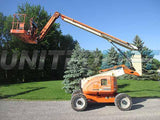 2011 JLG 600AJ ARTICULATING BOOM LIFT AERIAL LIFT WITH JIB ARM 60' REACH DIESEL 4WD 2726 HOURS STOCK # BF9535349-HLNY - United Lift Used & New Forklift Telehandler Scissor Lift Boomlift
