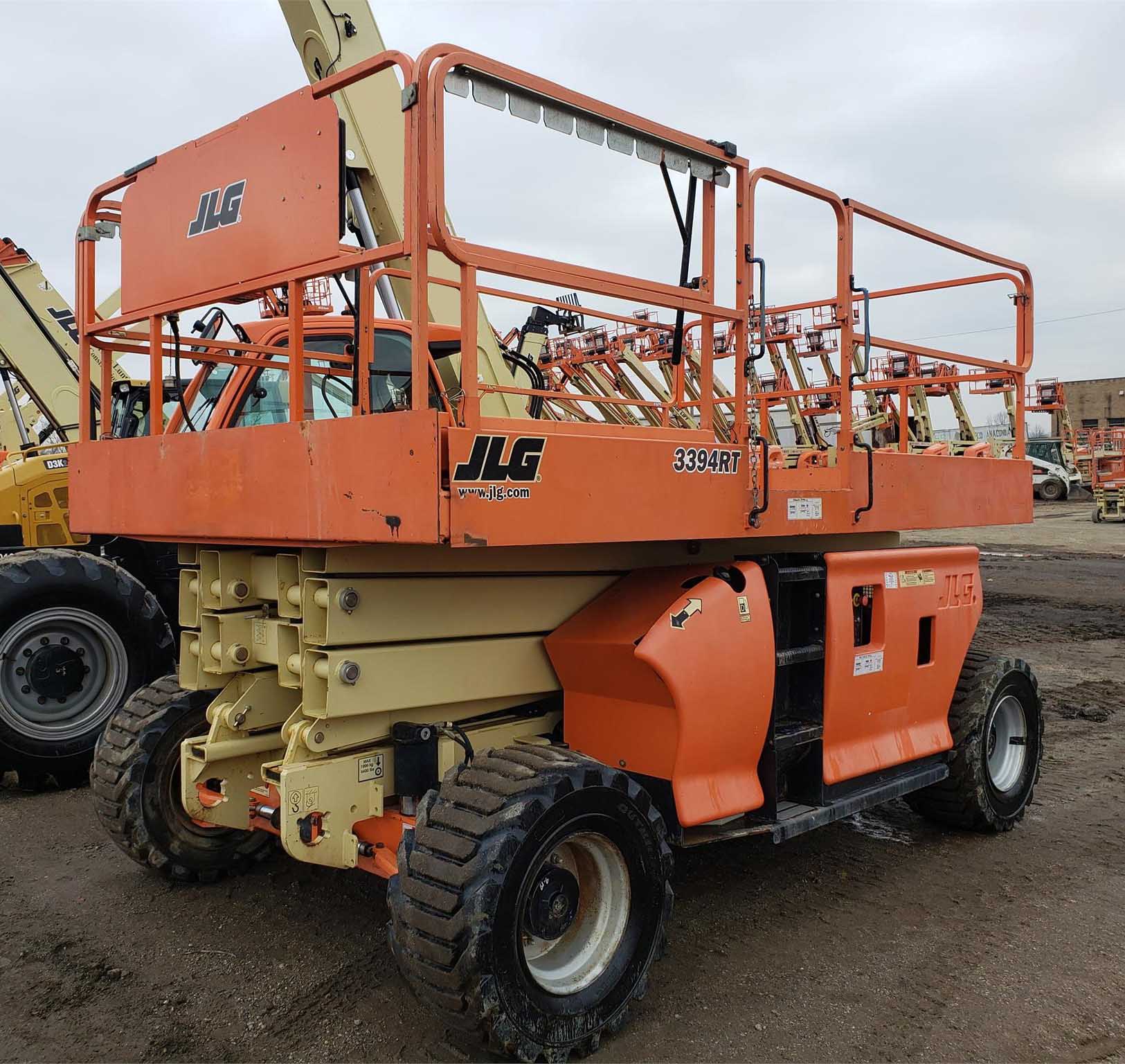 2011 JLG 3394RT SCISSOR LIFT ROUGH TERRAIN 33' REACH DIESEL