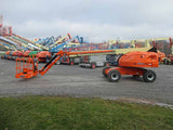 2013 JLG 460SJ TELESCOPIC STRAIGHT BOOM LIFT AERIAL LIFT WITH JIB ARM 46' REACH DIESEL 4WD 4017 HOURS STOCK # BF9481669-HLNY - United Lift Used & New Forklift Telehandler Scissor Lift Boomlift
