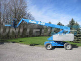 2013 GENIE S65 TELESCOPIC STRAIGHT BOOM LIFT AERIAL LIFT WITH JIB ARM 65' REACH DIESEL 4WD 4537 HOURS STOCK # BF9615159-HLNY - United Lift Used & New Forklift Telehandler Scissor Lift Boomlift
