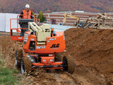2019 JLG 340AJ ARTICULATING BOOM LIFT AERIAL LIFT WITH JIB ARM 34' REACH DIESEL 4WD NEW STOCK # BF9576349-699-BUF - United Lift Used & New Forklift Telehandler Scissor Lift Boomlift