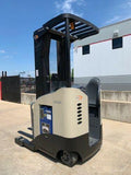 2008 CROWN RR5210-40 4000 LB ELECTRIC REACH FORKLIFT 95/210" 3 STAGE MAST SIDE SHIFTER 4176 HOURS STOCK # BF9253299-RIL - United Lift Used & New Forklift Telehandler Scissor Lift Boomlift