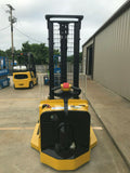 2012 YALE MSW040SFN24TV087 4000 LB ELECTRIC FORKLIFT WALKIE STACKER CUSHION 87/130" 2 STAGE MAST SIDE SHIFTER 4034 HOURS STOCK # BF975649-ARB - United Lift Used & New Forklift Telehandler Scissor Lift Boomlift