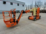 2012 JLG E300AJP ARTICULATING BOOM LIFT AERIAL LIFT WITH JIB ARM 30' REACH ELECTRIC 827 HOURS STOCK # BF9728129-RIL - United Lift Used & New Forklift Telehandler Scissor Lift Boomlift