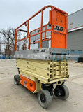 2014 JLG 2630ES SCISSOR LIFT 26' REACH ELECTRIC CUSHION TIRES 331 HOURS STOCK # BF9251669-RIL - United Lift Used & New Forklift Telehandler Scissor Lift Boomlift