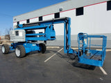 2011 GENIE Z60/34 ARTICULATING BOOM LIFT AERIAL LIFT WITH JIB ARM 60' REACH DUAL FUEL 3310 HOURS STOCK # BF9257339-RIL - United Lift Equipment LLC