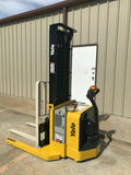 2009 YALE MSW040SFN24TV087 4000 LB ELECTRIC FORKLIFT WALKIE STACKER CUSHION 87/130" 2 STAGE MAST SIDE SHIFTER 3008 HOURS STOCK # BF964339-ARB - United Lift Used & New Forklift Telehandler Scissor Lift Boomlift