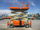 2011 JLG 4394RT SCISSOR LIFT 43' REACH DIESEL ROUGH TERRAIN 4WD OUTRIGGERS 1238 HOURS STOCK # BF9005529-HLNY - United Lift Used & New Forklift Telehandler Scissor Lift Boomlift