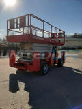 2015 MEC 6092RT 60' REACH SCISSOR LIFT DIESEL 1000 HOURS STOCK # BF9500289-RIL - United Lift Used & New Forklift Telehandler Scissor Lift Boomlift
