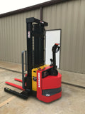 2010 RAYMOND RSS40 4000 LB ELECTRIC FORKLIFT 86/128" 2 STAGE MAST WALKIE STACKER CUSHION SIDE SHIFTER 11193 HOURS STOCK # BF967409-ARB - United Lift Used & New Forklift Telehandler Scissor Lift Boomlift