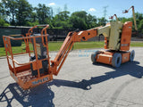 2007 JLG E300AJP ARTICULATING BOOM LIFT AERIAL LIFT WITH JIB 30' REACH ELECTRIC 1135 HOURS STOCK # BF9244849-RIL - United Lift Used & New Forklift Telehandler Scissor Lift Boomlift