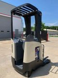 2008 CROWN RR5210-40 4000 LB ELECTRIC REACH FORKLIFT 95/210" 3 STAGE MAST SIDE SHIFTER 4176 HOURS STOCK # BF9253299-RIL - United Lift Used & New Forklift Telehandler Scissor Lift Boomlift