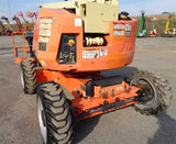 2013 JLG 340AJ ARTICULATING BOOM LIFT AERIAL LIFT WITH JIB ARM 45' REACH KUBOTA DIESEL 4WD SKYPOWER 1692 HOURS STOCK # BF9295159-VAOH - United Lift Equipment LLC